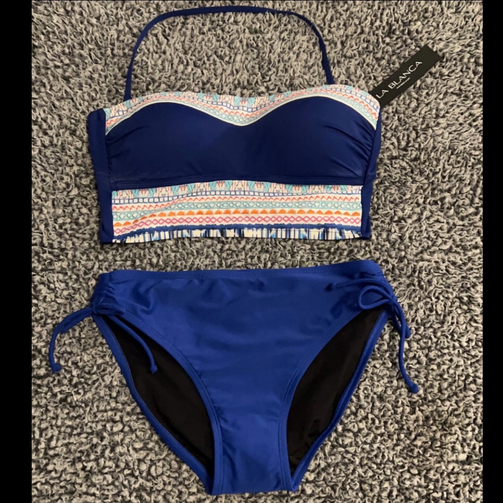 Cute blue bikini